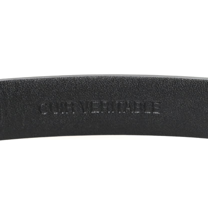 Chanel Calfskin Crystal CC Skinny Belt 90 36 Black 4 of 5