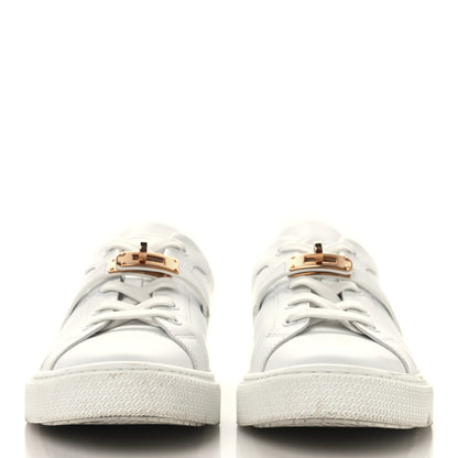 Hermes Calfskin Day Sneakers 40.5 White 3 of 10