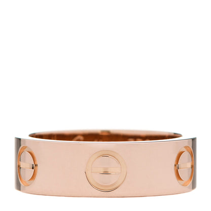 Cartier 18K Pink Gold 5.5mm LOVE Ring 48 4.5 1 of 5