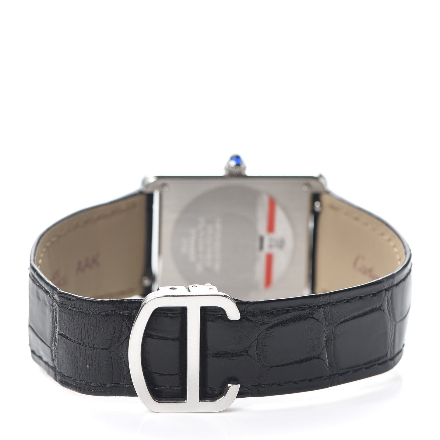 Stainless Steel Alligator 27mm Tank Solo Quartz Watch