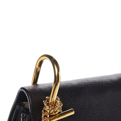 Chloe Grained Lambskin Mini Drew Shoulder Bag Black 8 of 9