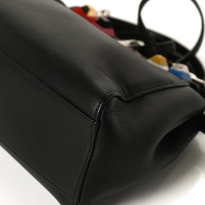Fendi Nappa Studded Mini Peekaboo Iconic Satchel Black Multicolor 11 of 13