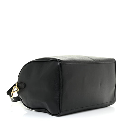 Versace Saffiano Calfskin Palazzo Duffle Bag Black 4 of 15