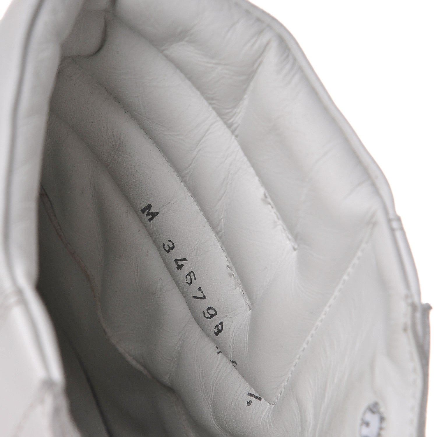 Saint Laurent Calfskin Wolly Spike SL/08H High Top Sneakers 47.5 White 3 of 15
