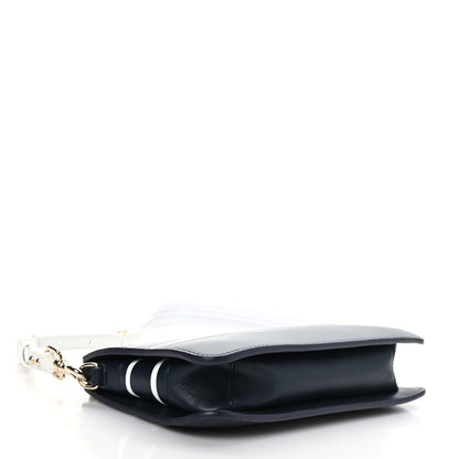 Christian Dior Calfskin Dior Vibe Pochette Blue White 4 of 8