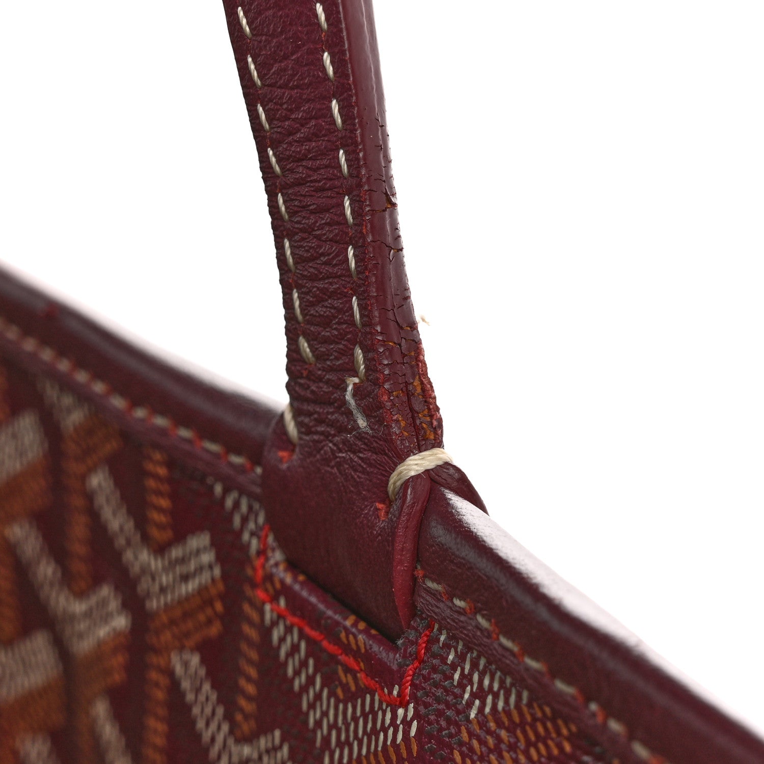 Goyard Goyardine Artois MM Burgundy 11 of 12