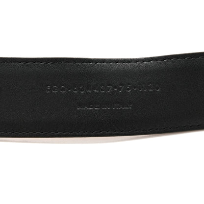 Saint Laurent Suede Monogram Square Buckle Belt 75 30 Cashmere 5 of 5