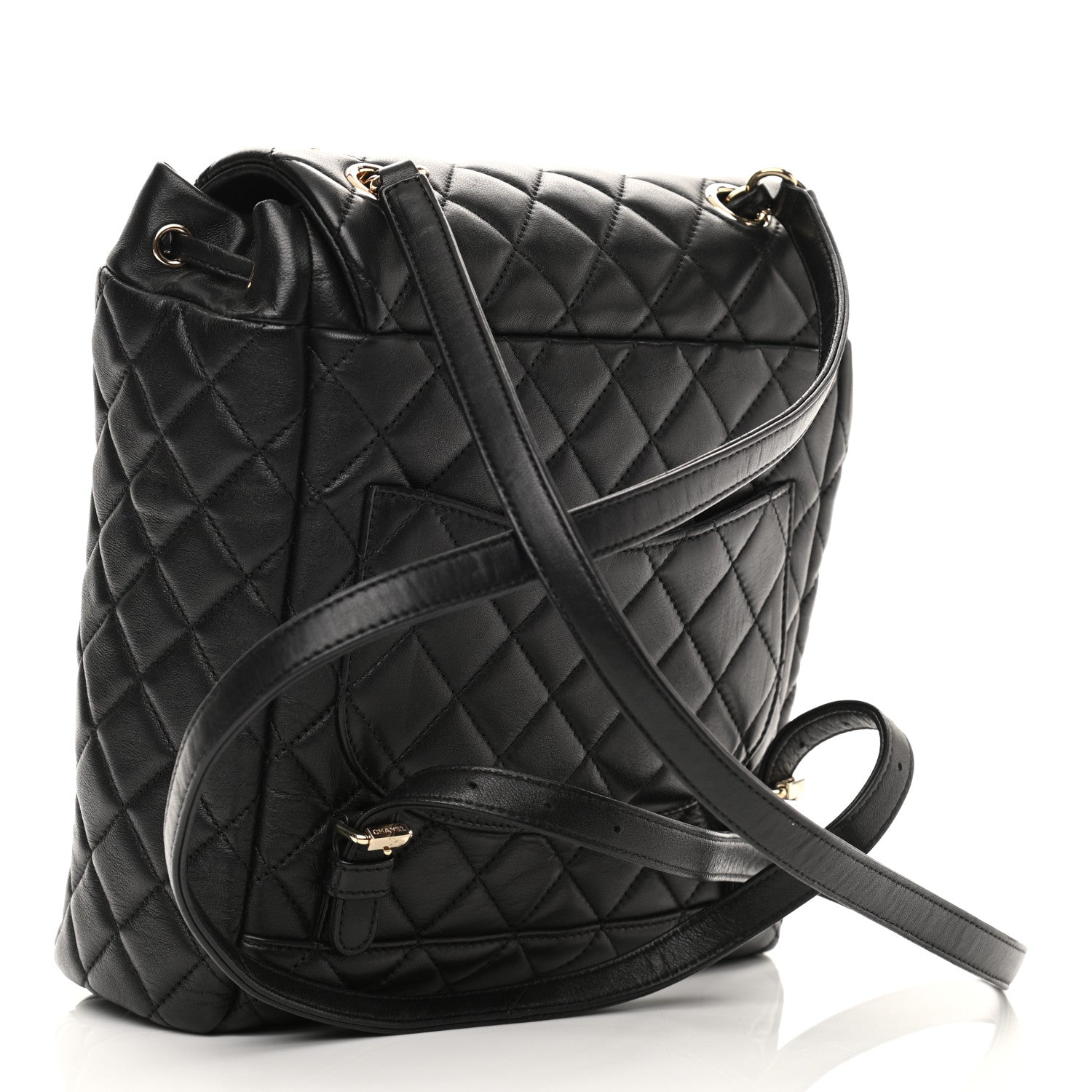 Chanel Lambskin Quilted Small Urban Spirit Backpack Black 7 of 28