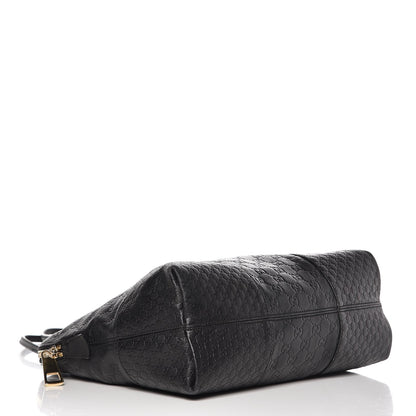 Gucci Guccissima Medium Bree Shoulder Bag Black 4 of 16