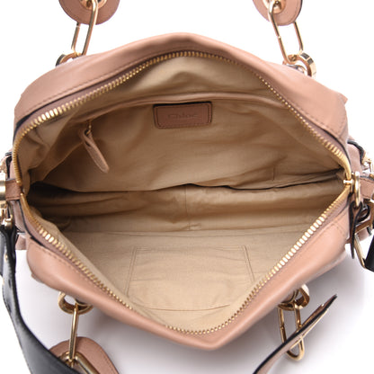 Chloe Calfskin Medium Military Paraty Nude Black 4 of 12