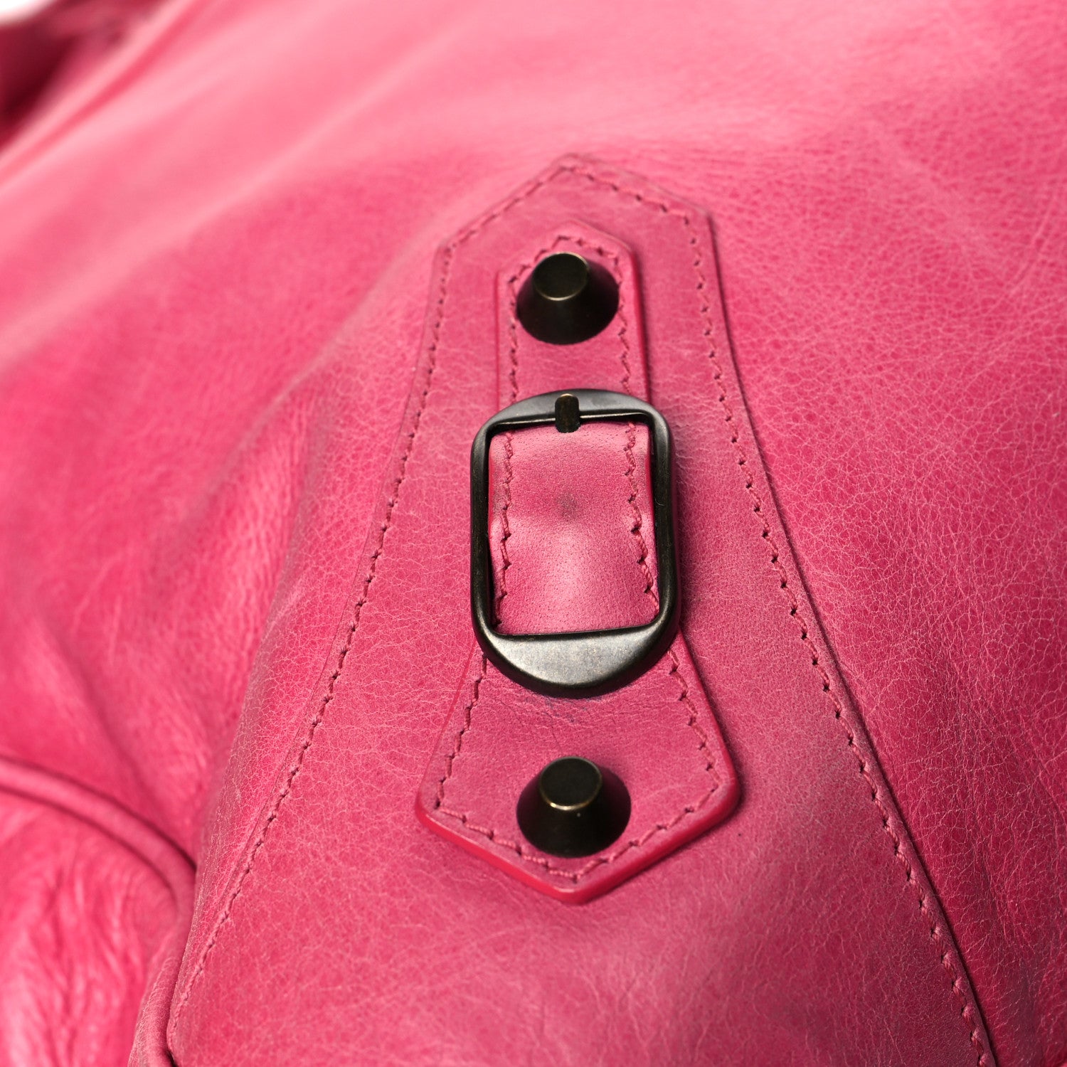 Balenciaga Agneau Travel Bag Rose Hortensia 12 of 15