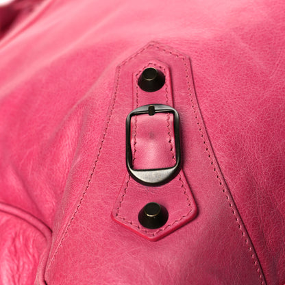 Balenciaga Agneau Travel Bag Rose Hortensia 12 of 15