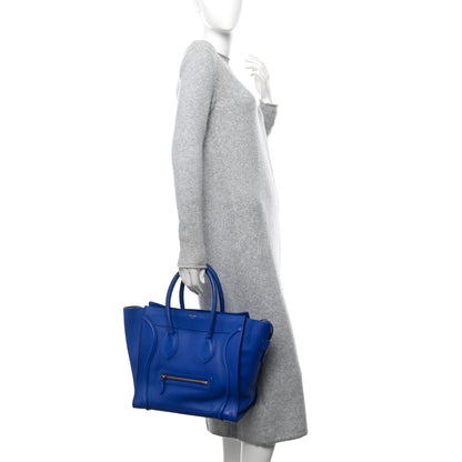 Celine Smooth Calfskin Mini Luggage Cobalt 2 of 16