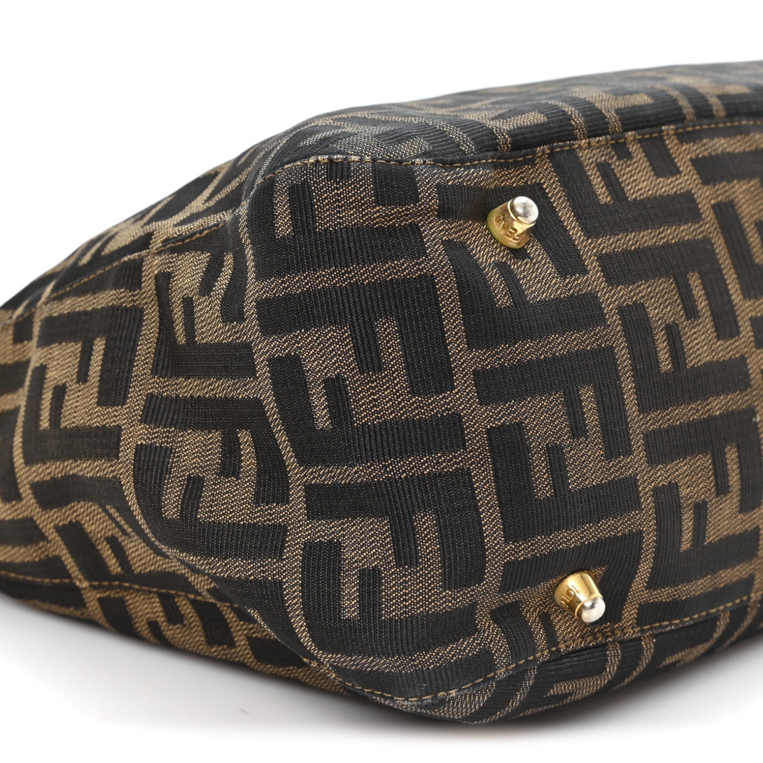 Fendi Zucca Small Holdall Tote Tobacco 9 of 11
