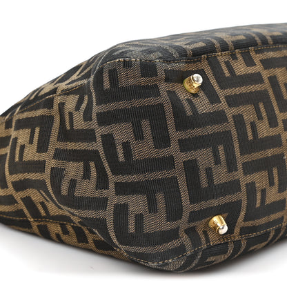 Fendi Zucca Small Holdall Tote Tobacco 9 of 11