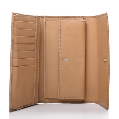 Gucci Guccissima Joy Continental Snap Oranizer Wallet Light Sand 5 of 9