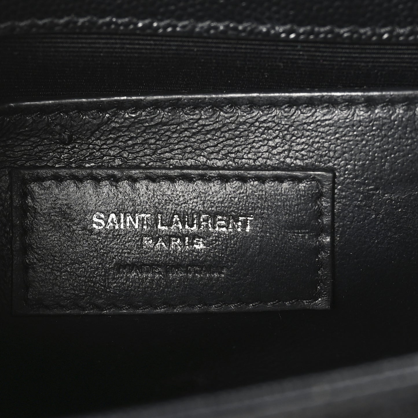 Grain De Poudre Small Monogram Monochrome Kate Satchel Black