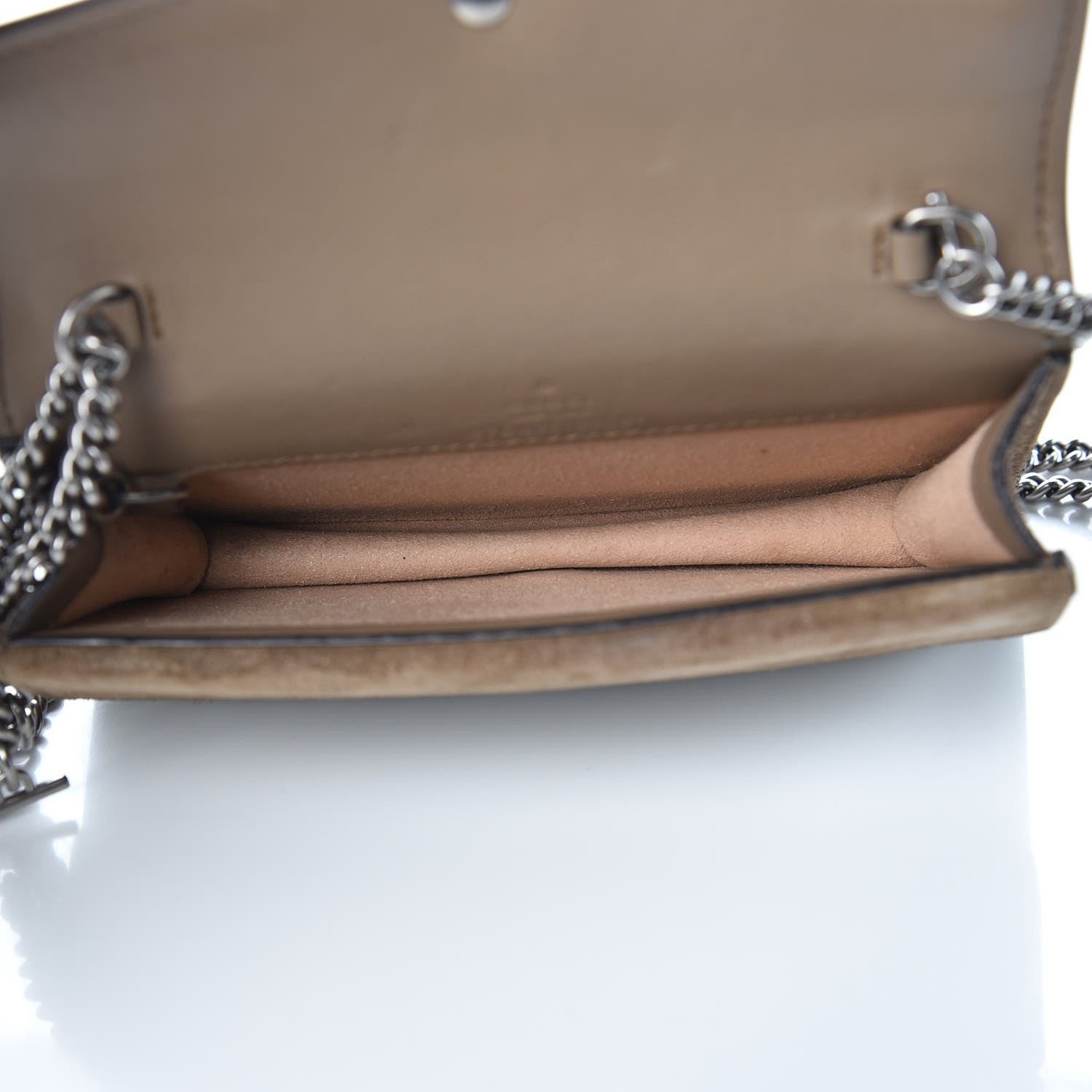 Gucci GG Supreme Monogram Super Mini Dionysus Shoulder Bag Taupe 5 of 9