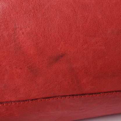 Fendi Calfskin Whipstitch Baguette Red 12 of 20
