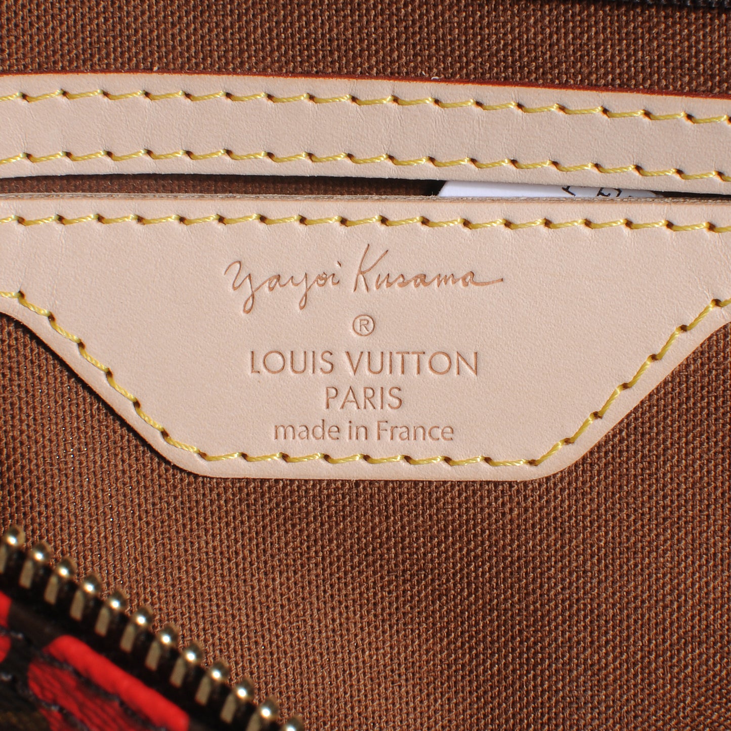 Monogram Kusama Town Speedy 30 Red