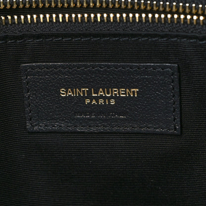 Saint Laurent Lambskin Quilted Maxi Icare Shopping Tote Black 7 of 7