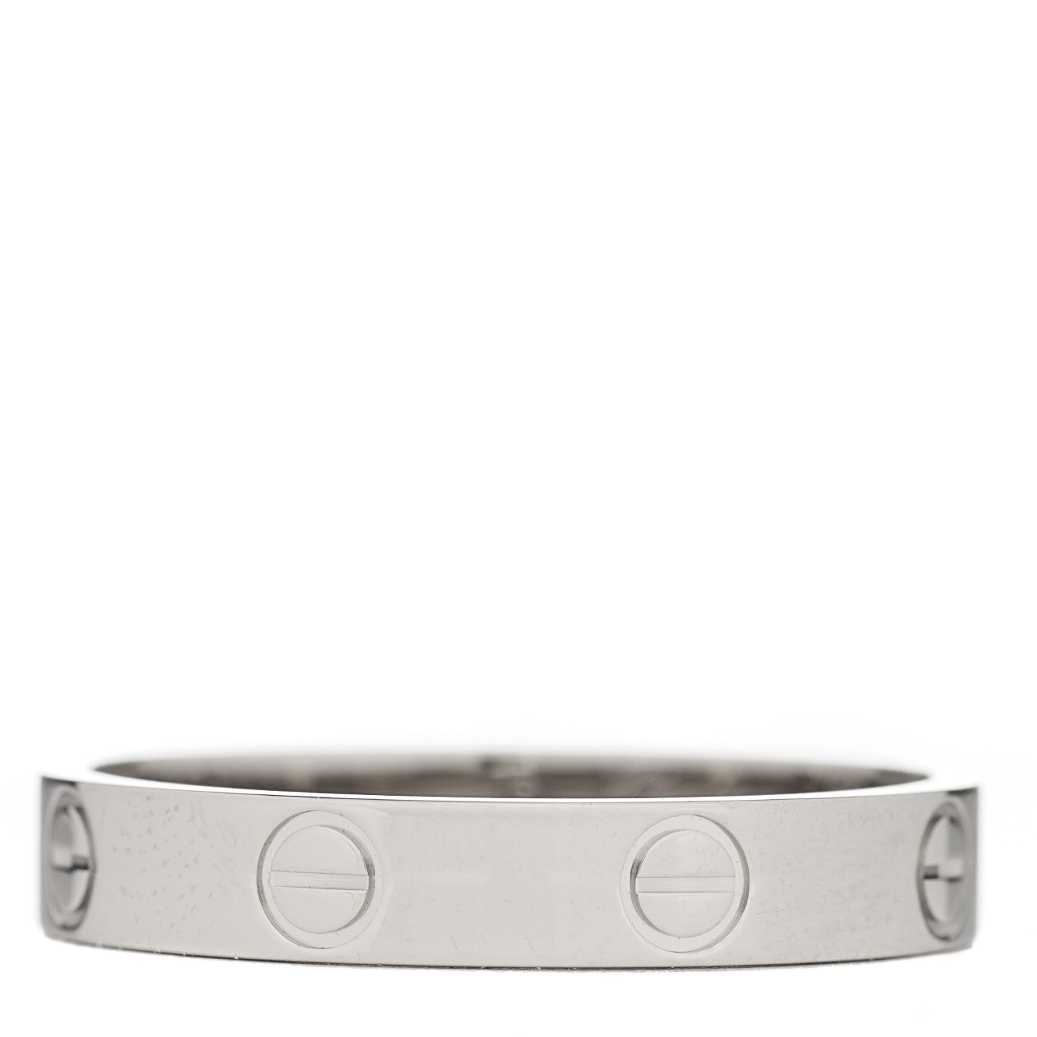 Cartier Platinum 3.5mm LOVE Wedding Band Ring 57 8 2 of 3