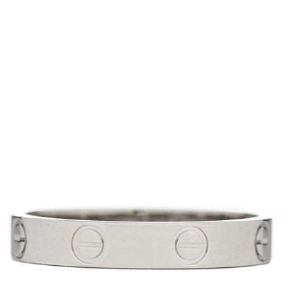 Cartier Platinum 3.5mm LOVE Wedding Band Ring 57 8 2 of 3