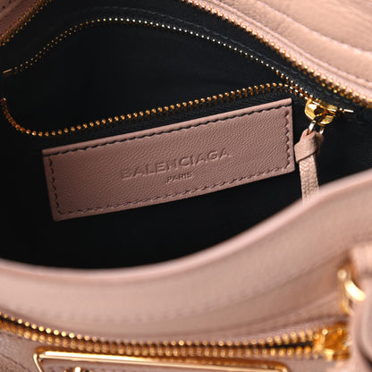 Balenciaga Chevre Gold Metallic Edge Hardware Mini City Rose Des Sables 8 of 10