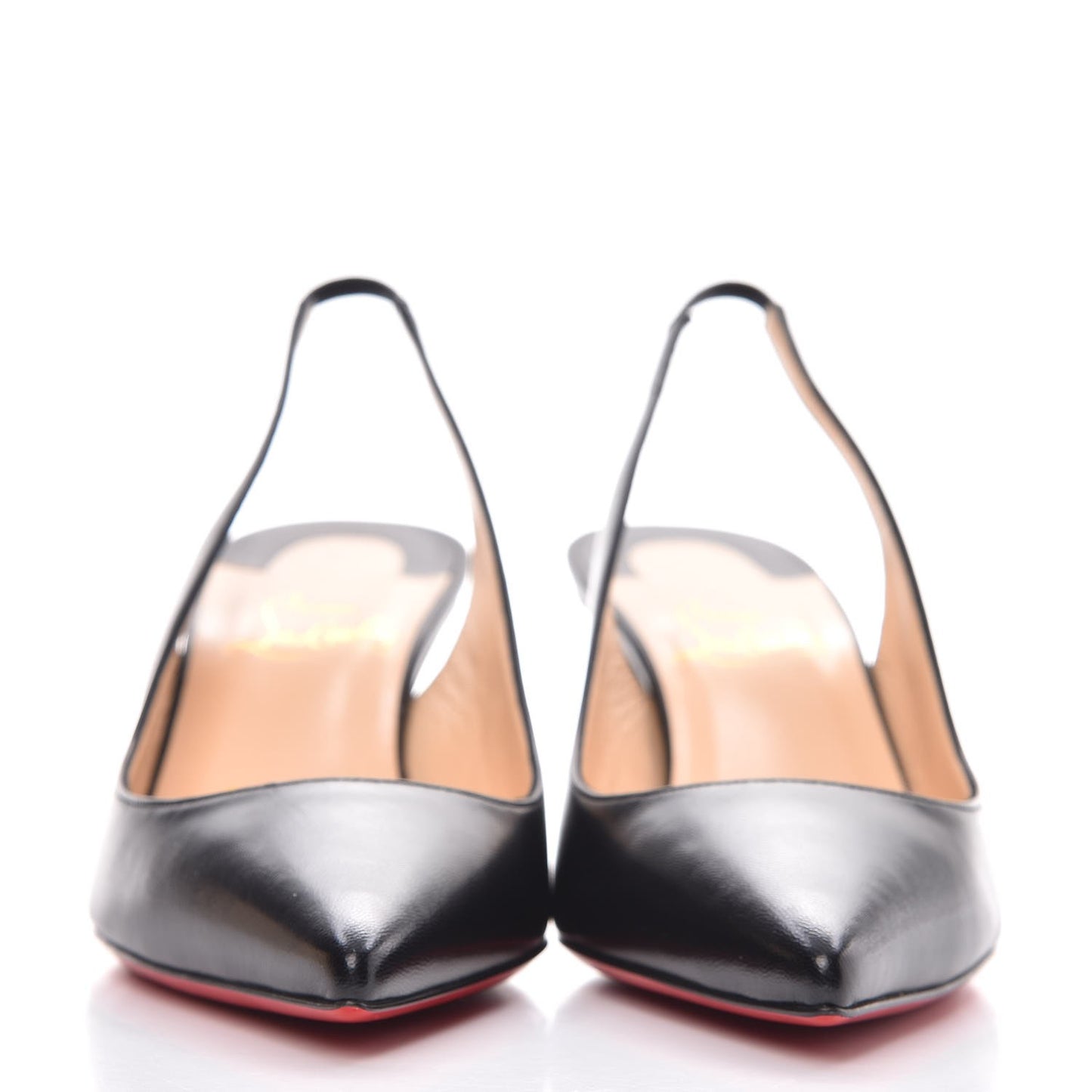 Kidskin Apostrophy Slingback 70 Pumps 36 Black
