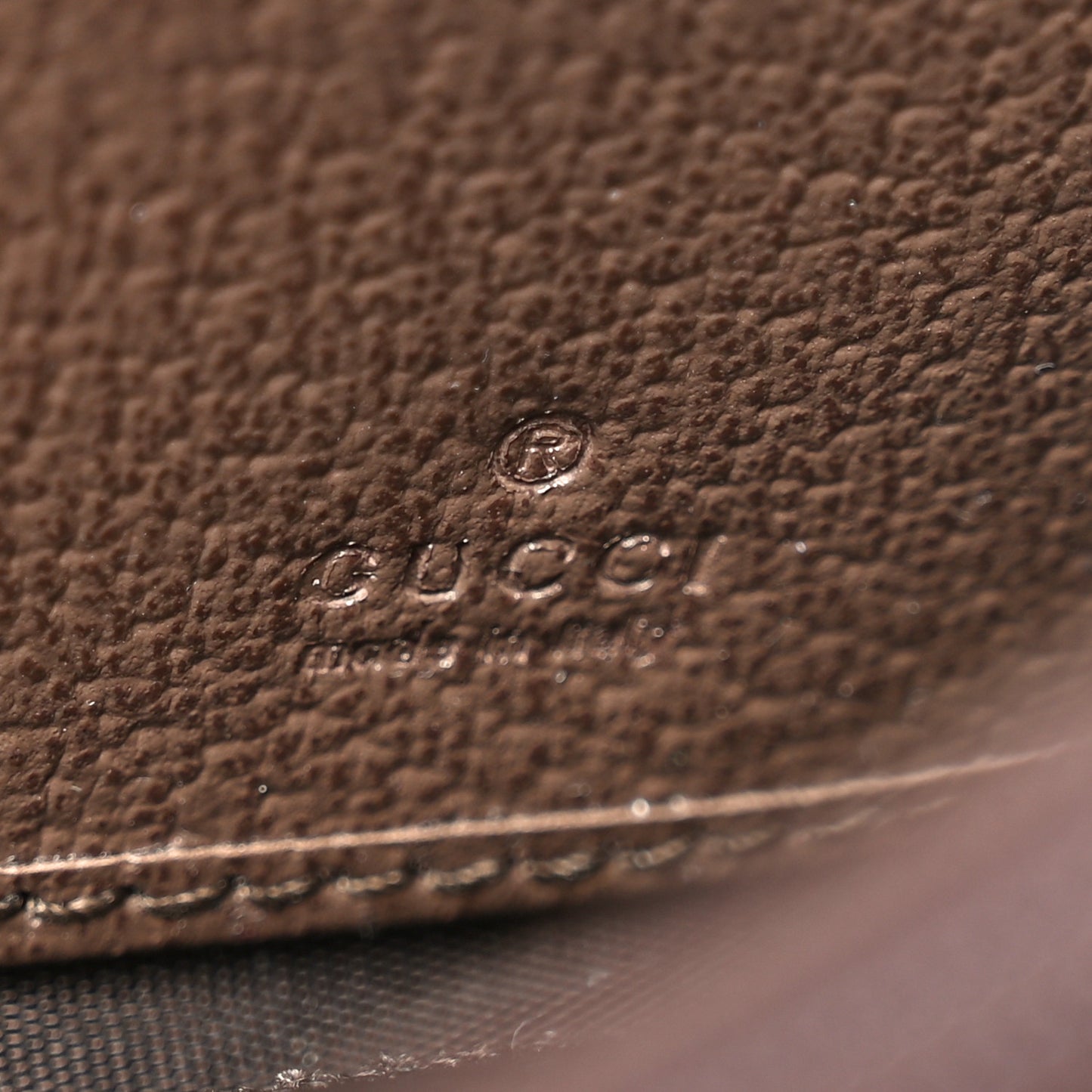 GG Supreme Monogram Web Ophidia Continental Wallet Brown