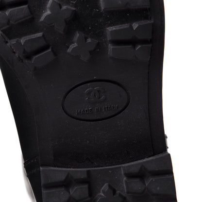 Chanel Oily Calfskin Quilted High Boots 36 Black 8 of 10