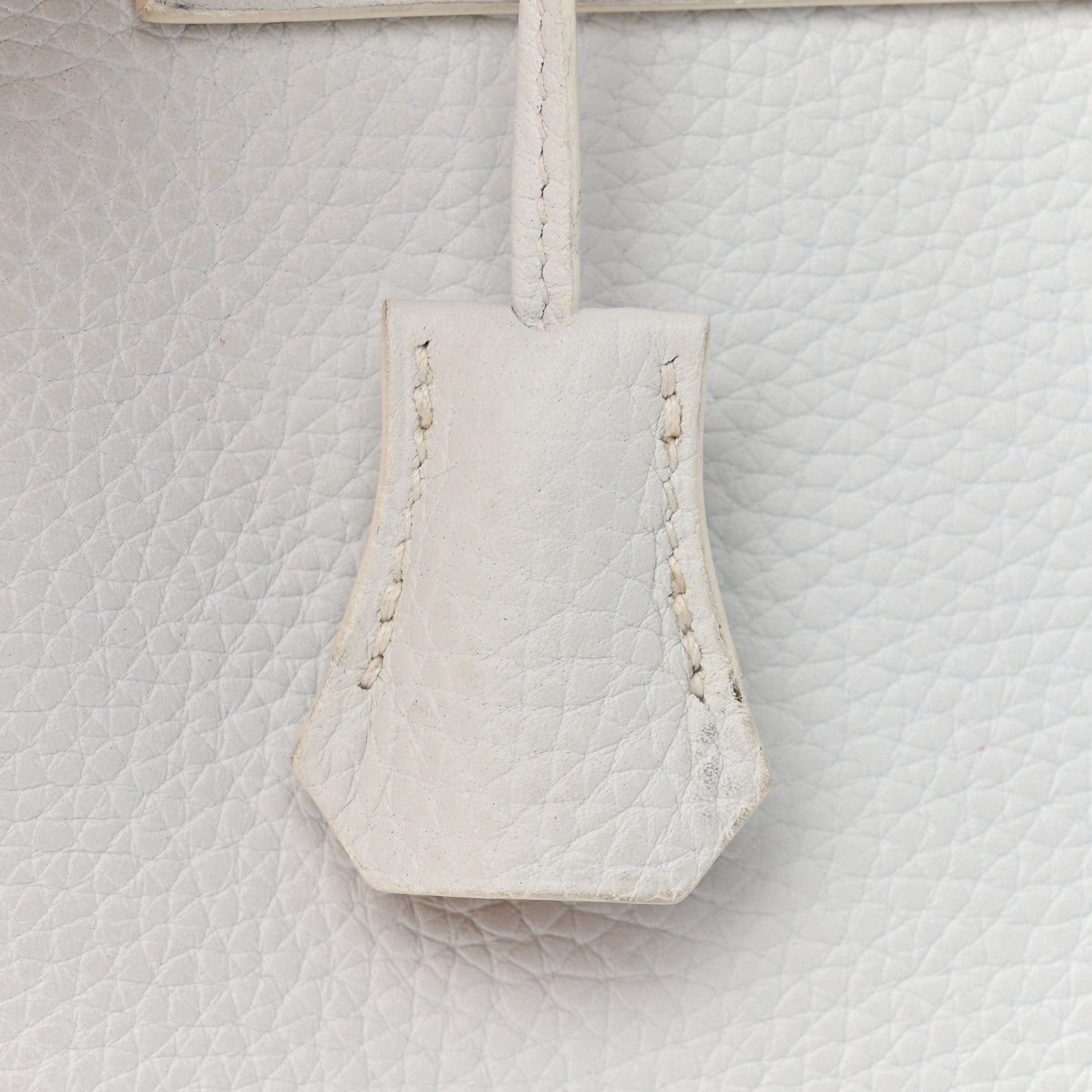 Hermes Taurillon Clemence Horseshoe Kelly Retourne 28 White Jaune D'Or 16 of 19