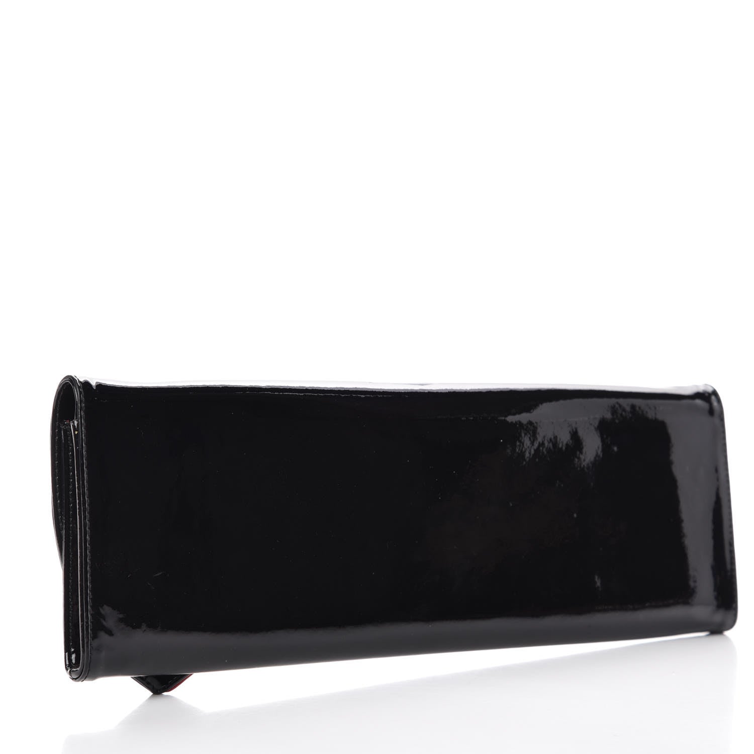 Christian Louboutin Patent Pigalle Clutch Black 3 of 9