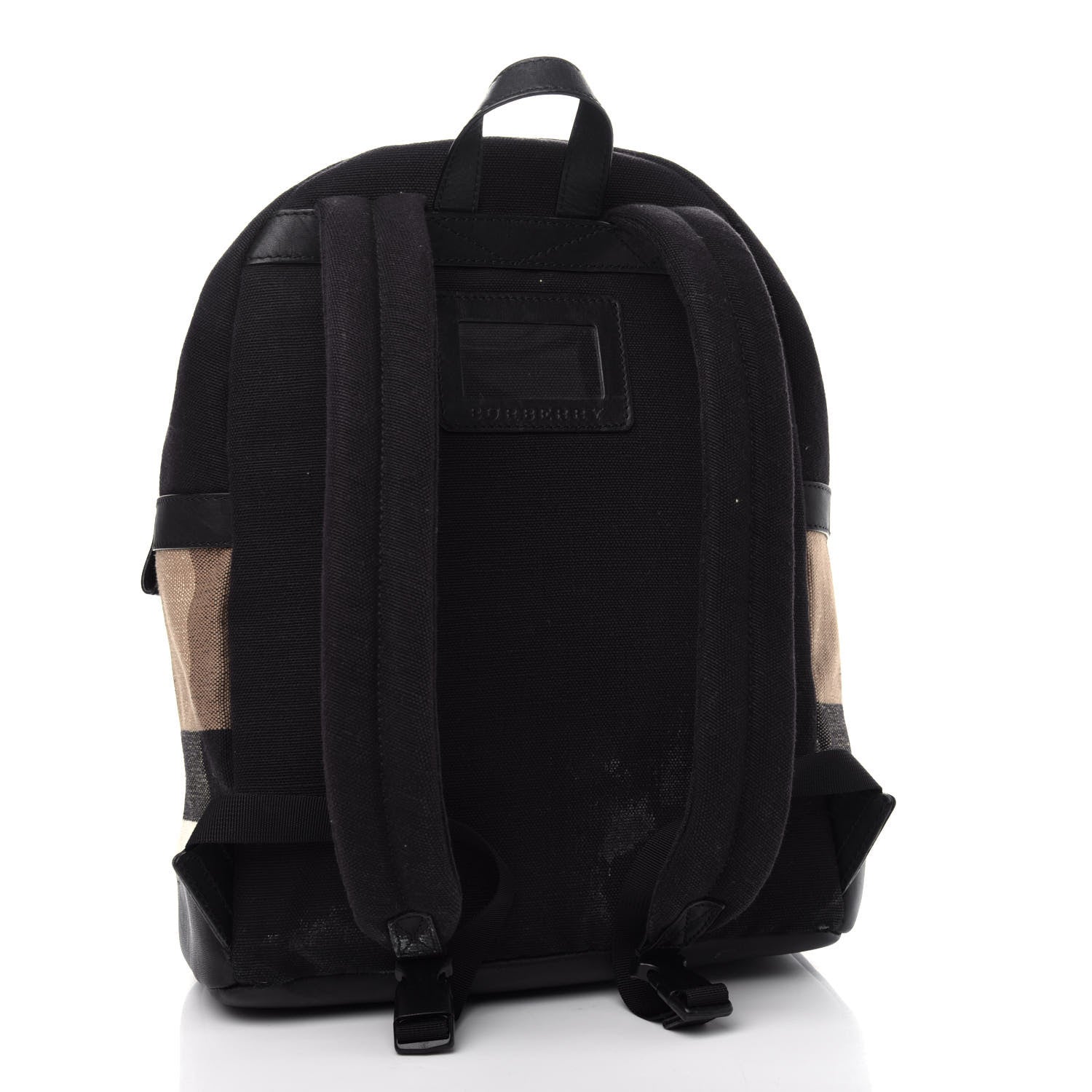 Burberry Jute Calfskin Mega Check Children's Backpack 3 of 13