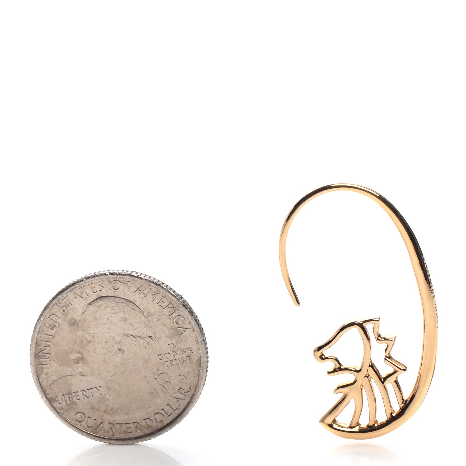 Louis Vuitton Fortune Leo Single Earring Gold 2 of 4