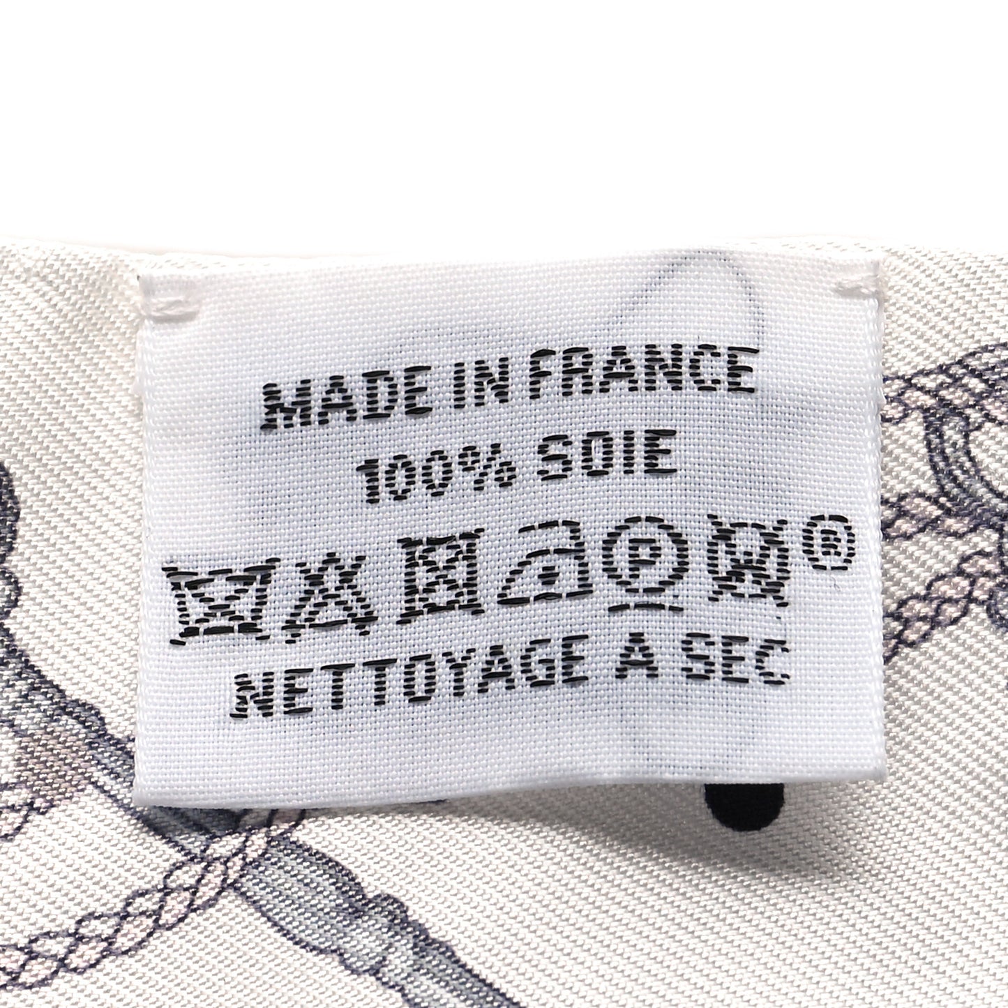 Silk Les Cles A Pois Twilly White Gris Acier