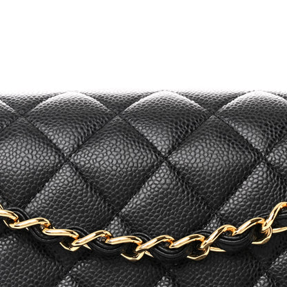 Chanel Caviar Quilted Jumbo Double Flap Black 8 of 10