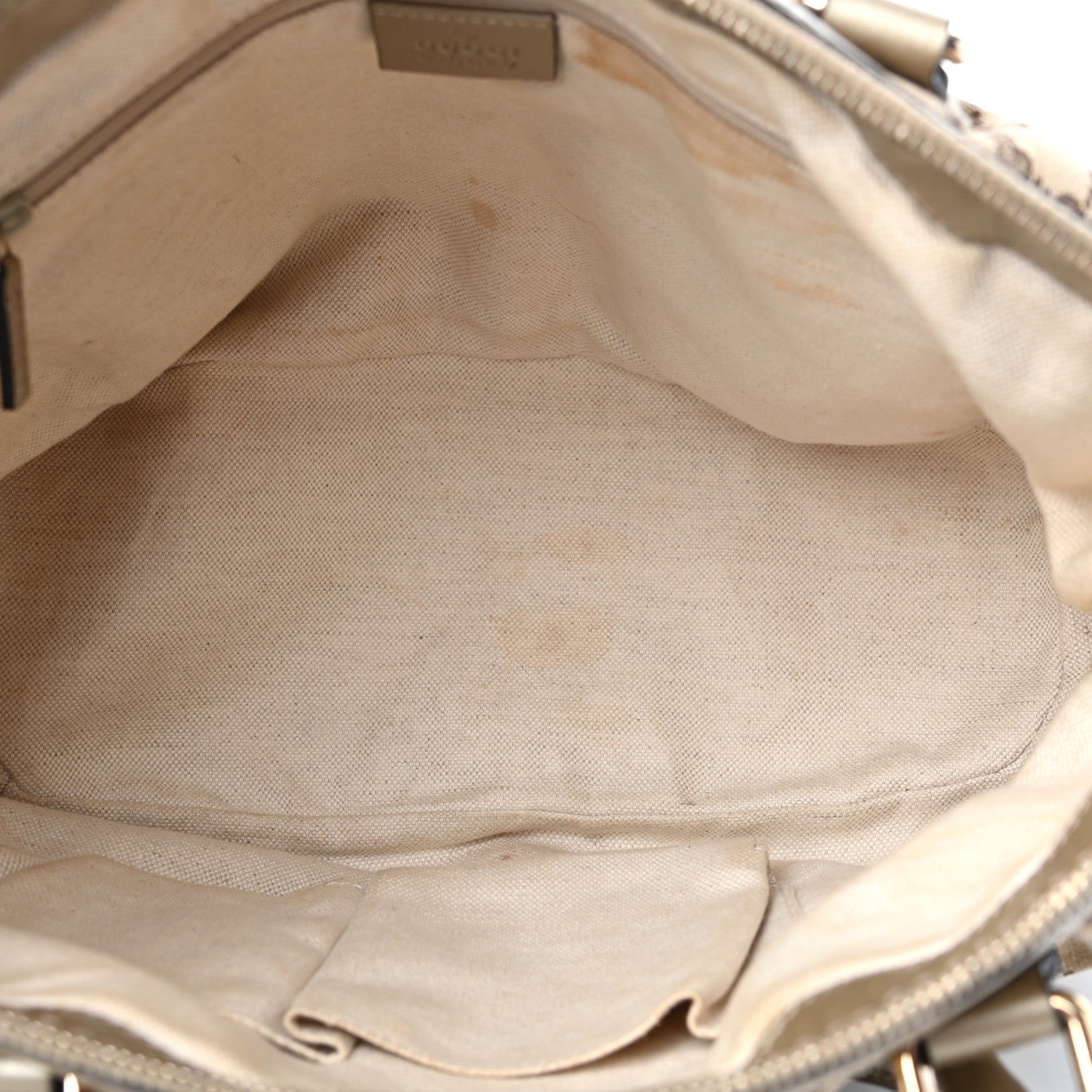 Gucci Monogram Medium Sukey Top Handle Bag Golden Beige 5 of 11