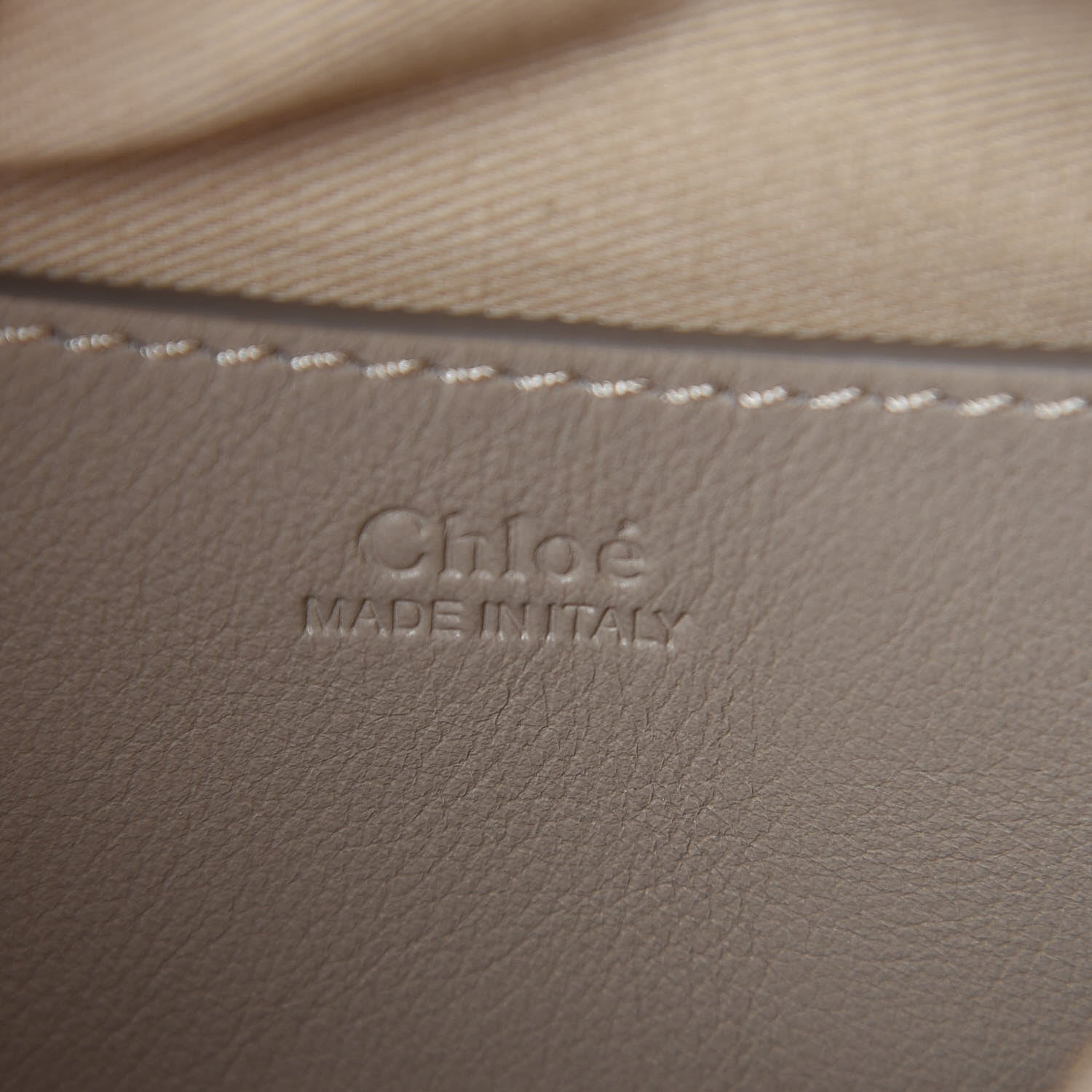 Chloe Smooth Calfskin Little Horses Embroidered Shoulder Bag Pastel Grey 6 of 9