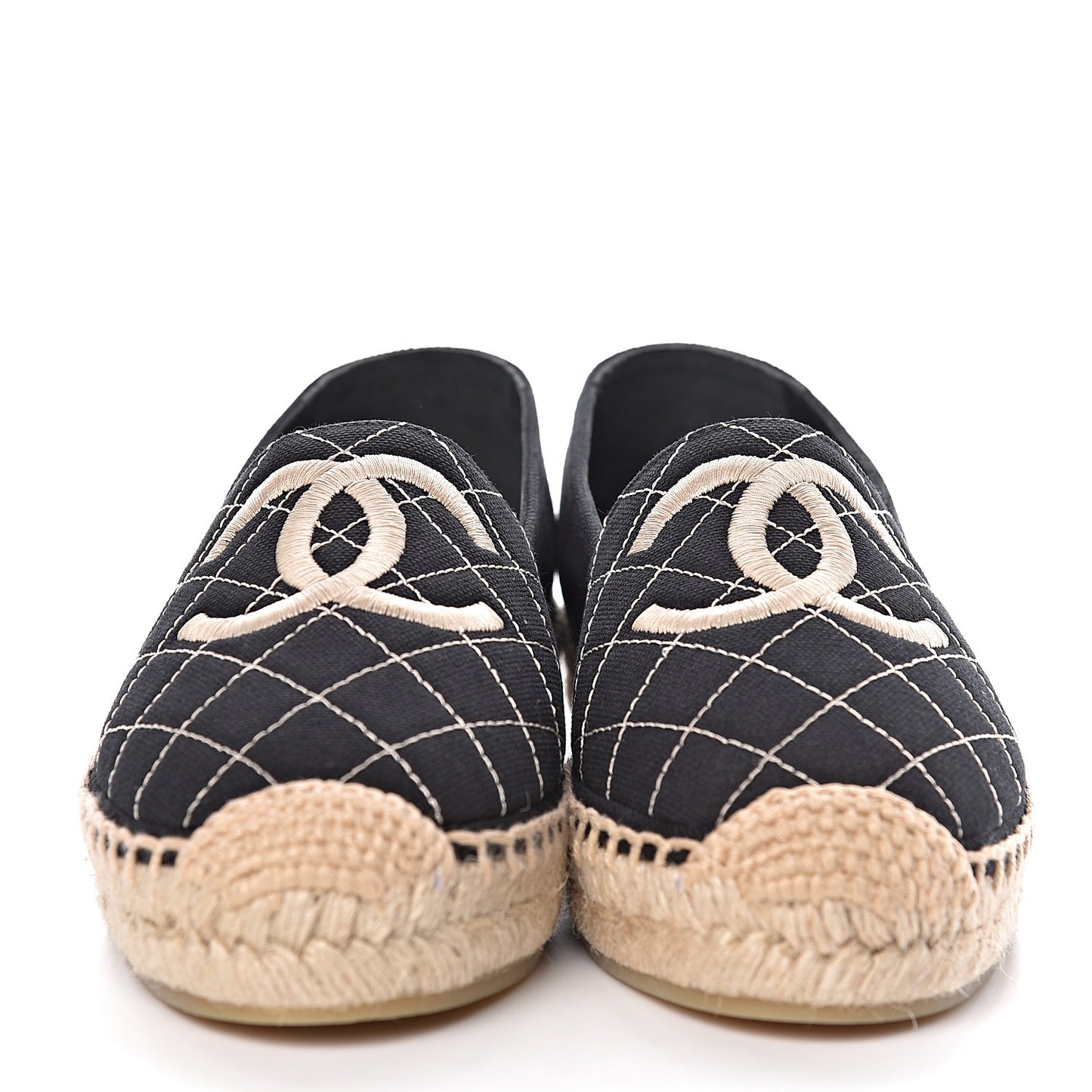 Fabric Biarritz CC Espadrilles 37 Black
