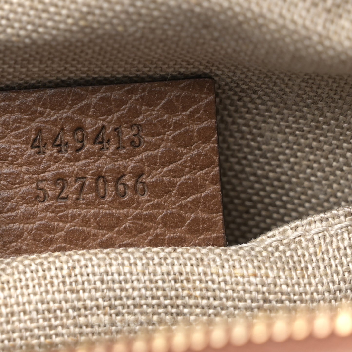 Monogram Mini Bree Messenger Bag Beige Tabacco
