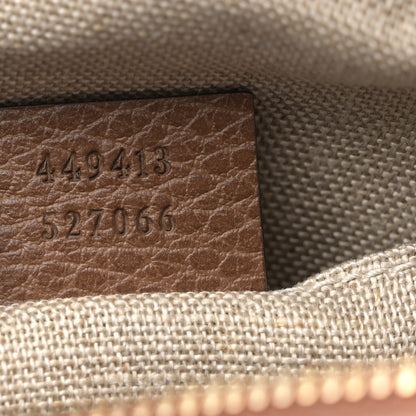 Gucci Monogram Mini Bree Messenger Bag Beige Tabacco 7 of 10