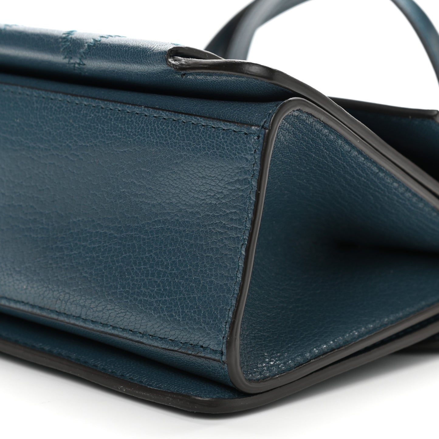 Goatskin Quilted Small GV3 Shoulder Bag Blue