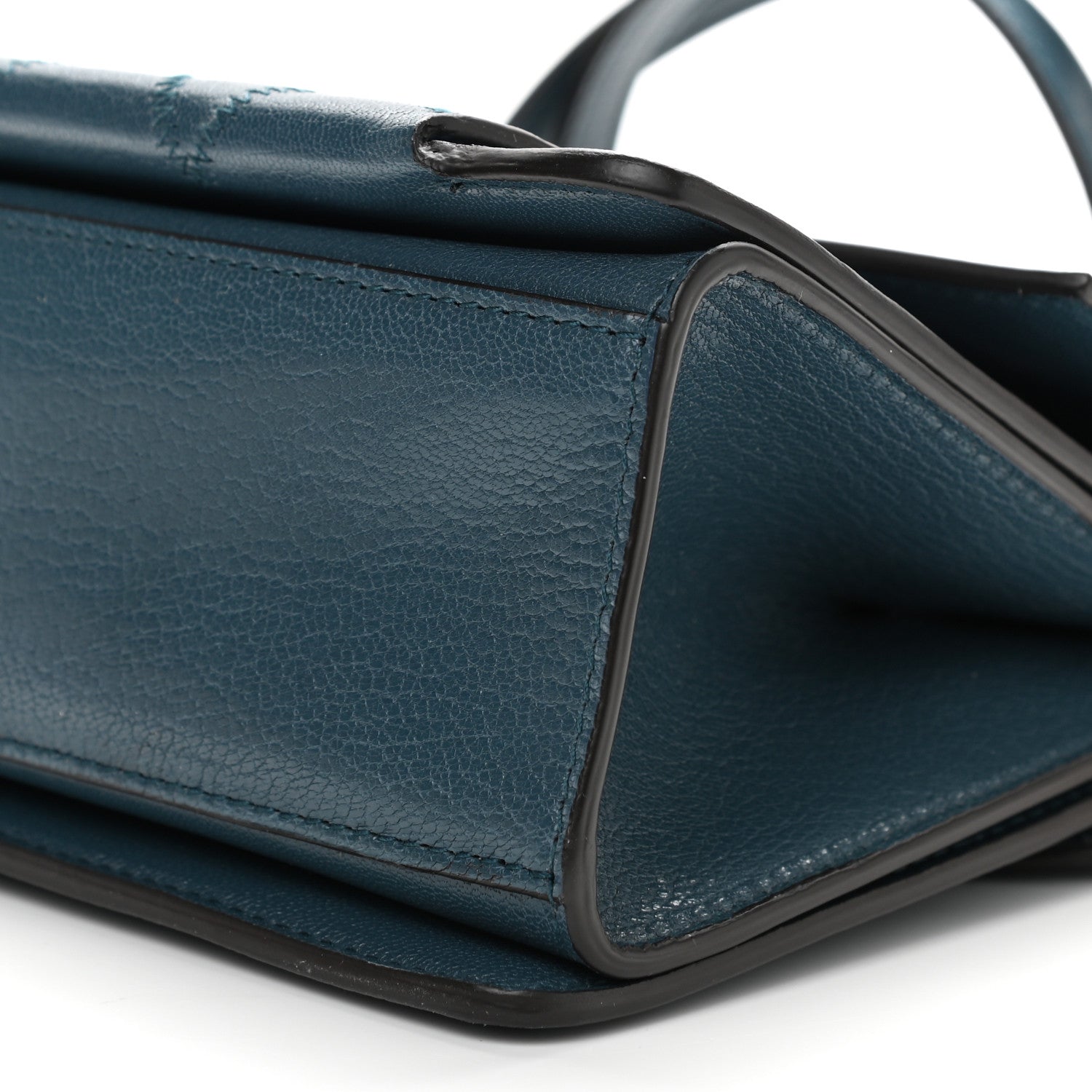 Givenchy Goatskin Quilted Small GV3 Shoulder Bag Blue 9 of 9