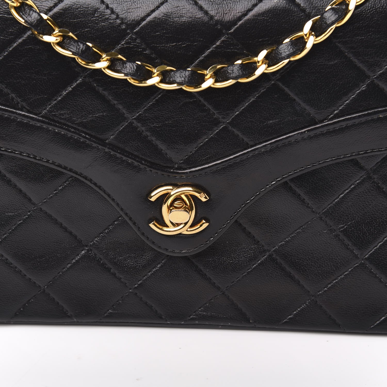 Chanel Lambskin Quilted Mini Flap Black 14 of 15