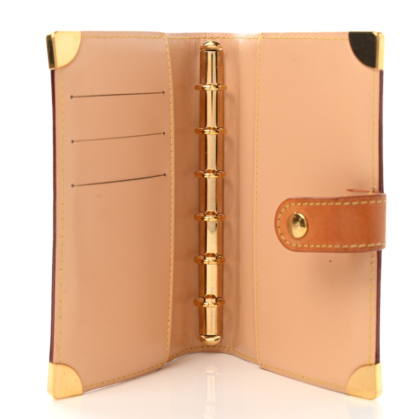 Monogram Multicolor Small Ring Agenda Cover Black