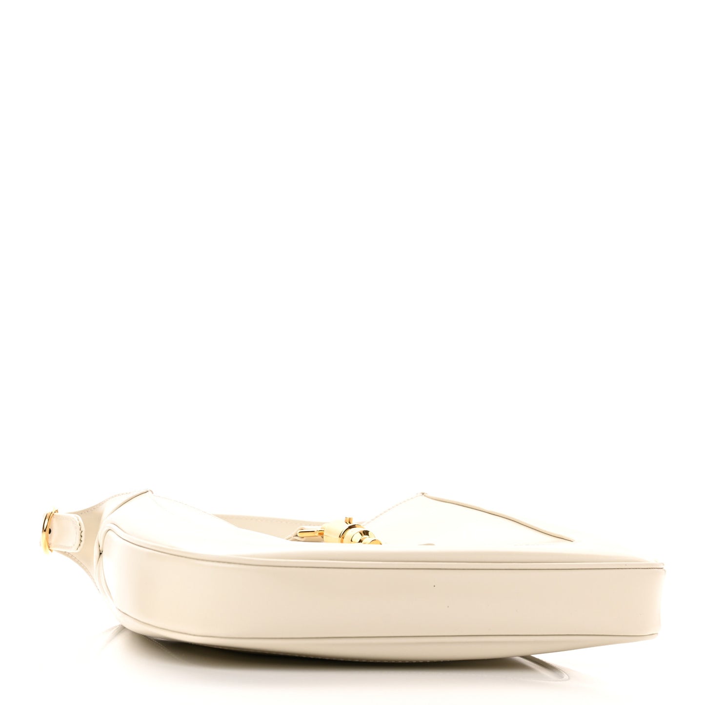 Boarded Dyana Lux Calfskin Small Jackie 1961 Hobo Mystic White