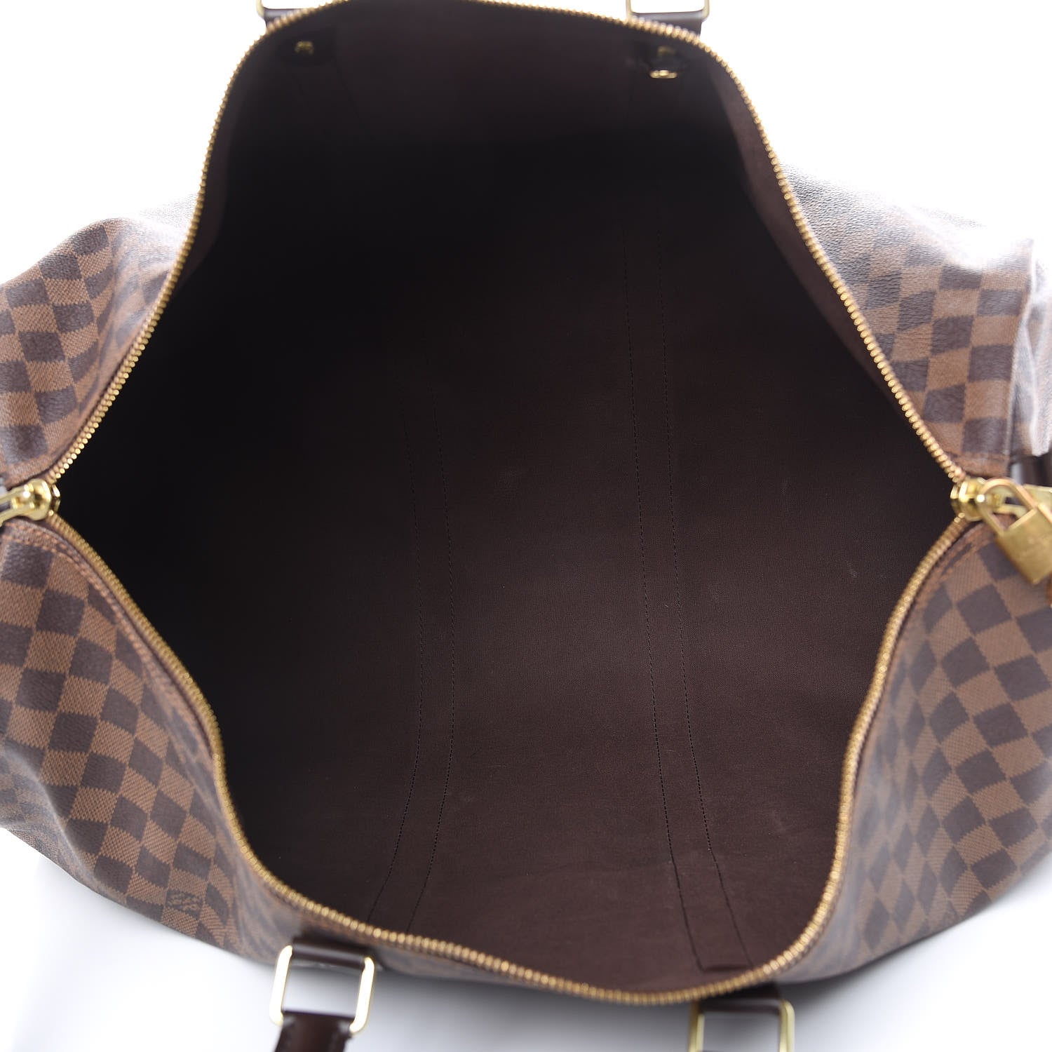 Louis Vuitton Damier Ebene Keepall Bandouliere 55 5 of 17