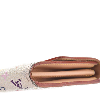 Louis Vuitton Monogram Multicolor Sarah Wallet White 10 of 13