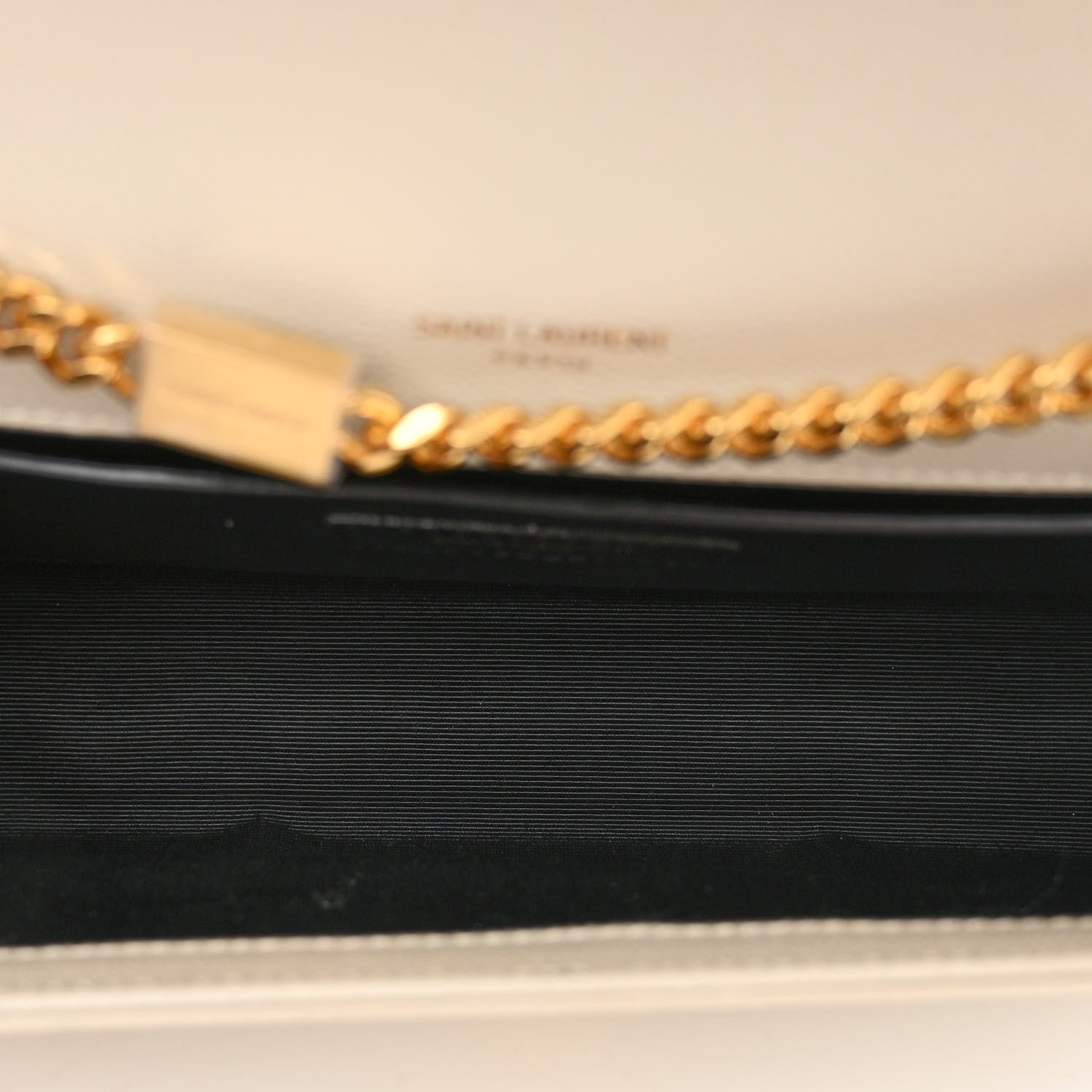Saint Laurent Grain De Poudre Medium Classic Monogram Kate Satchel Crema Soft 5 of 9